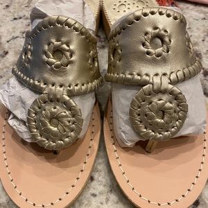 Jack Rogers Jacks Flat: platinum